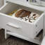 38cm W Manufactured Wood Bedside Table