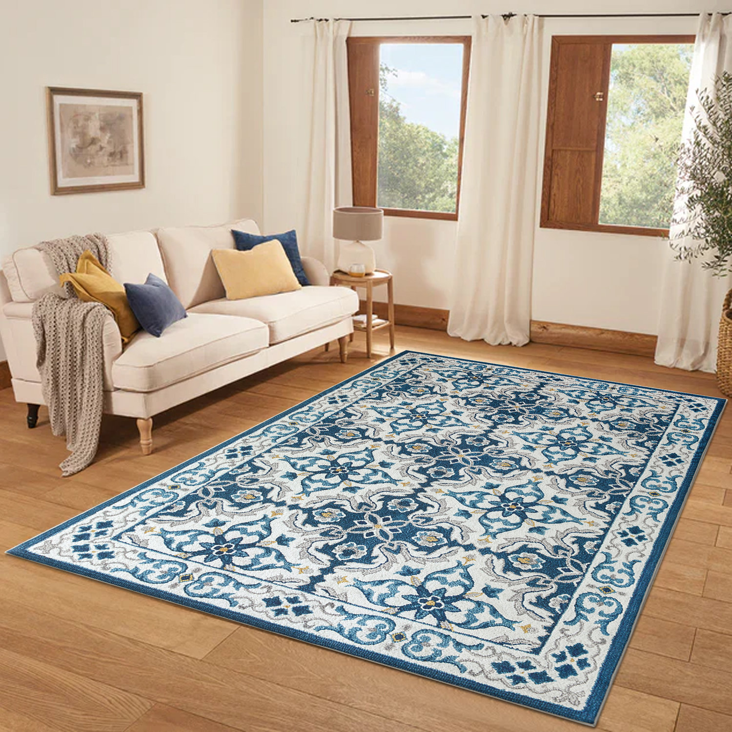 Marlow Home Co. Printed Area Rug | Wayfair.co.uk