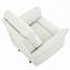 Fauteuil inclinable manuel en cuir synthétique
