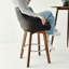 Tabouret de comptoir pivotant 26,5 po Blerina-87148077