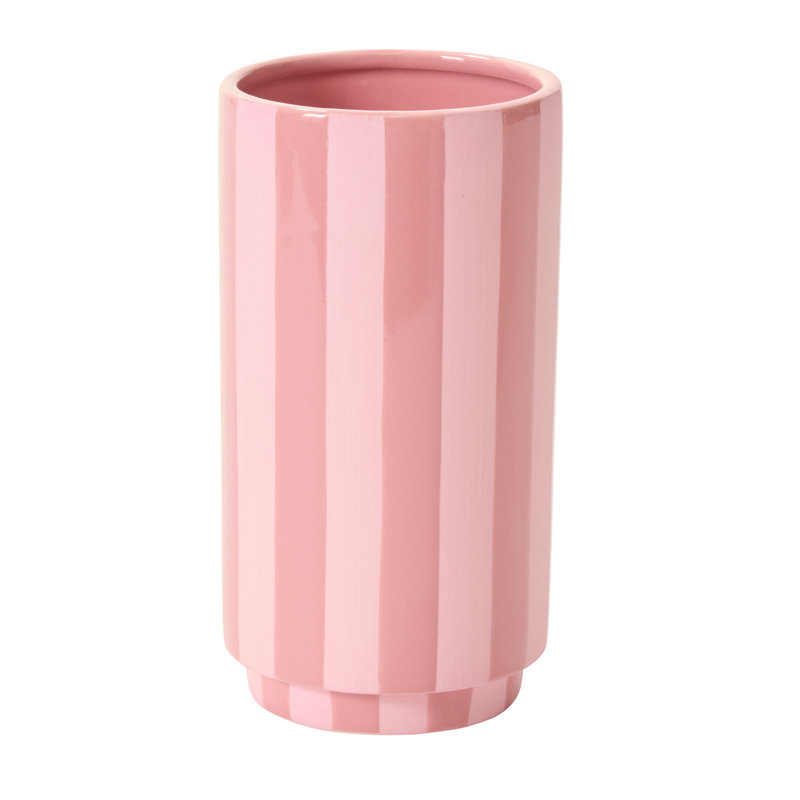 Ardsley pink striped vase Guliana
