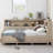 Twin Size Wood Daybed With Storage Shelves And 3 Drawers-434888228