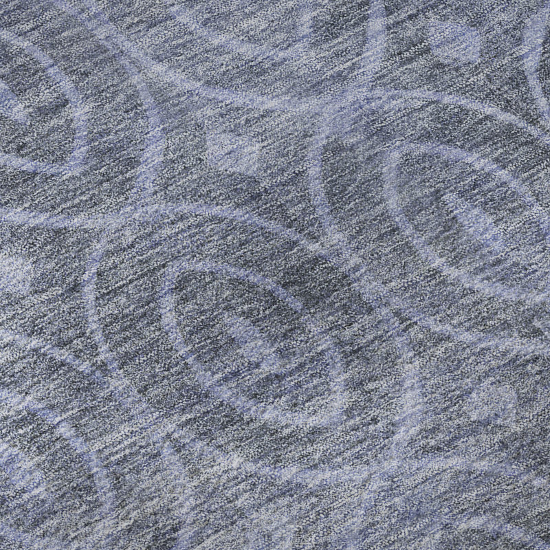 Tapis géométrique Premium lavable à la machine Barry AMF1227, Rectangle 5 pi x 7 pi 6 po