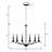 Maroneia 6-Light Dimmable Metal Candle Style Chandelier-785326864