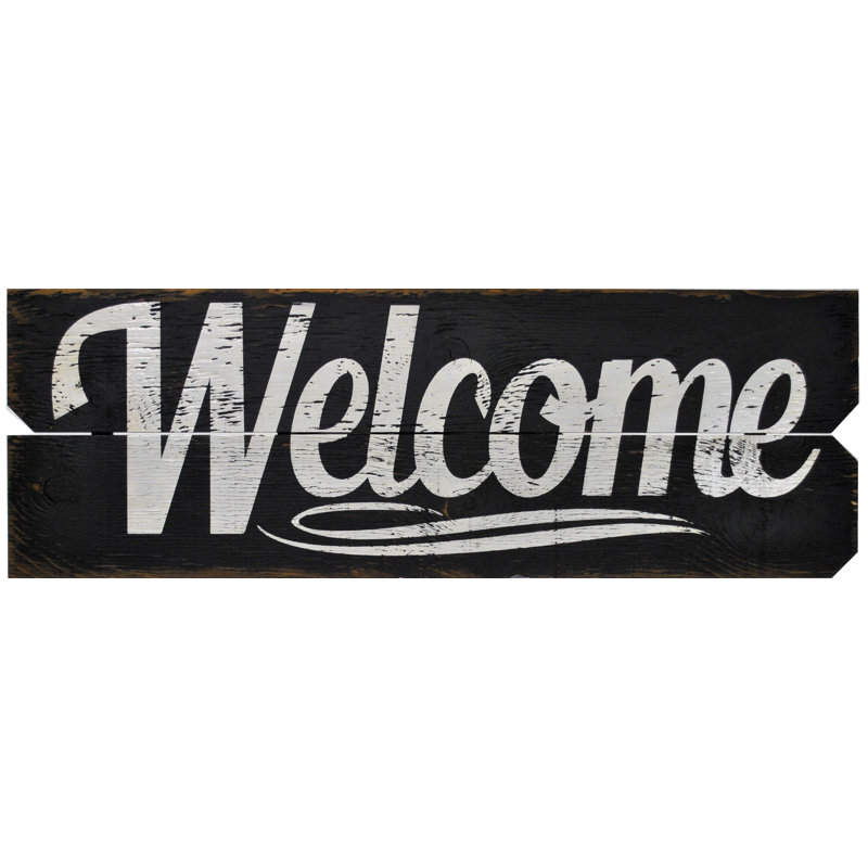 Décoration murale « welcome »
