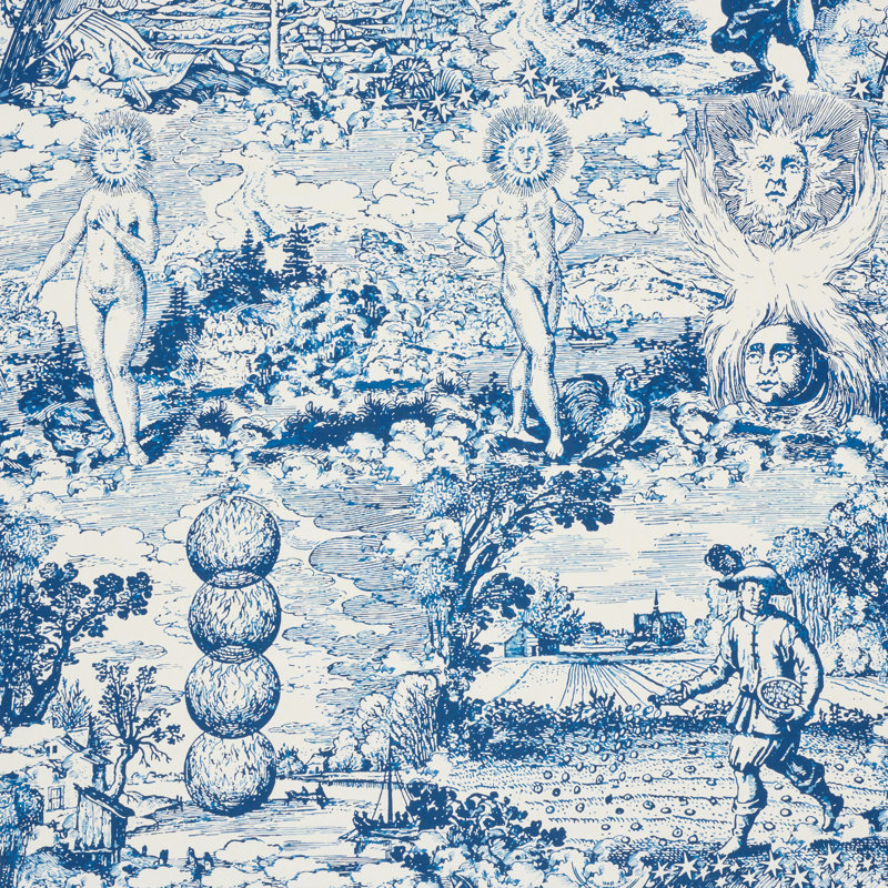 Toile Schumacher x Johnson Hartig, Indigo