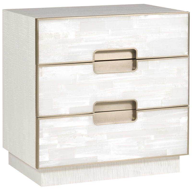 Splendor 3 - Drawer Nightstand, Sea Salt
