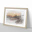 Sunset Behind the Pier Sketch - Picture Frame Graphic Art Print-56874828-56874825