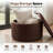 27.5'' Upholstered Round Tufted Ottoman With Storage-333473693