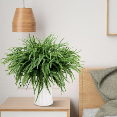 Norfolk tiges de pin Real Touch 50 pièces 14 "tiges de verdure de Noël Norfolk tiges de pin artificielles