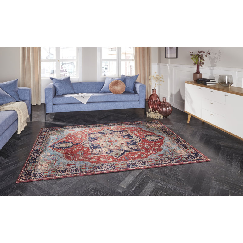 Hamadan Tufted Oriental Red Rug, Rectangle 200 x 290cm