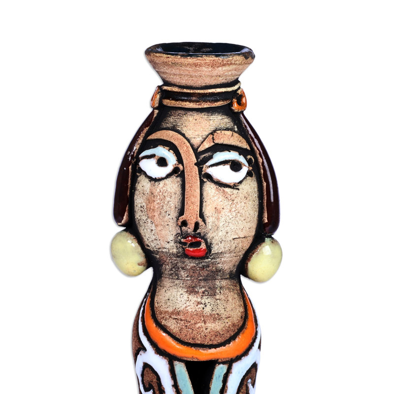 Novica Handmade Armenian Taste Ceramic Salt Cellar