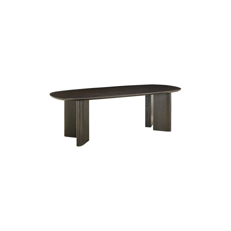 Dining Table, 30"H x 87"L x 37"W, Brown