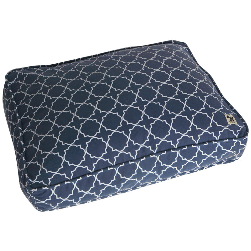 Taie D'oreiller Pour Chien Title Track, Marine, Moyen (36" L x 27" P)
