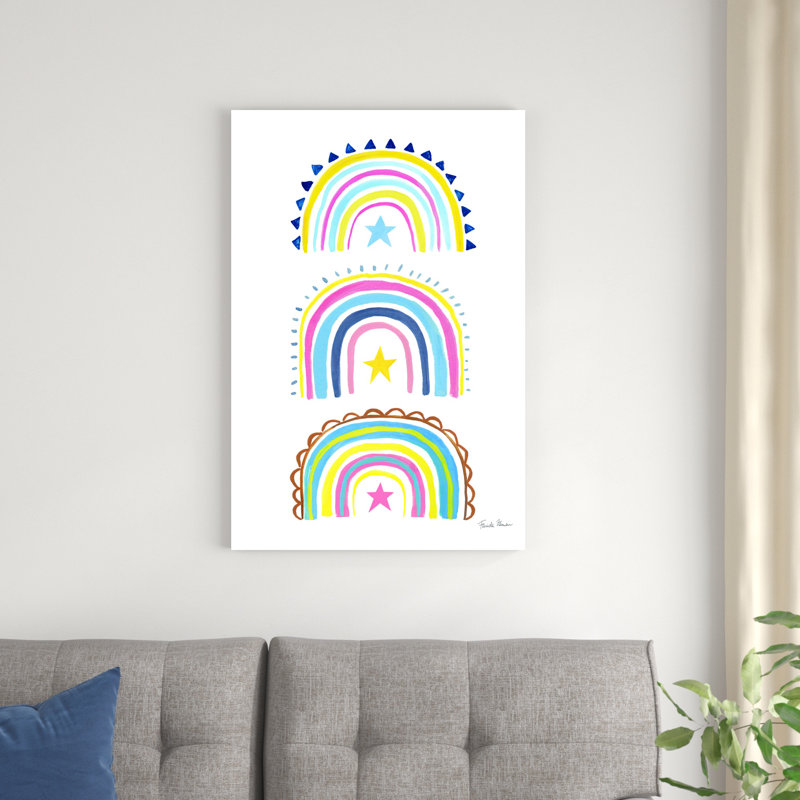 Happy Rainbow II, H 24 po x l 36 po x P 1,25 po