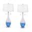 Lampe de table en verre