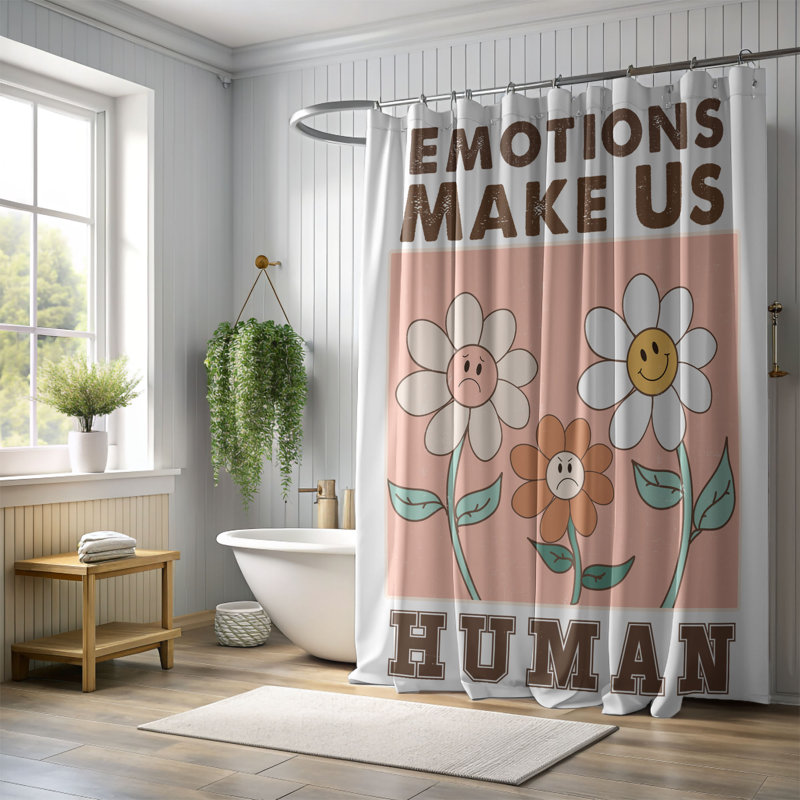 Thanush Shower Curtain, 74"H x 71"W