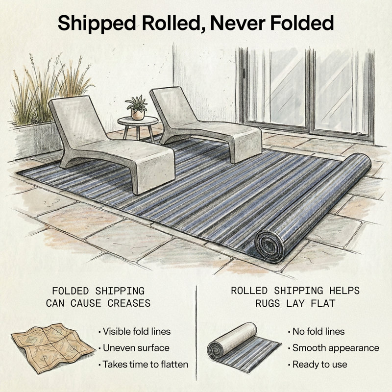 Tapis d'extérieur imperméable en plastique Amyree, Cancun - minuit, Rectangulaire 3 pi x 5 pi