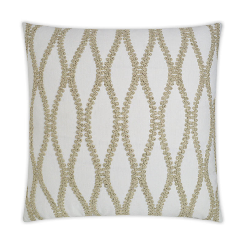 Blossom Geometric Throw Pillow, Square 22"