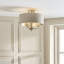 Linen Flush Mount-545699804