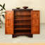 Armoire d'appoint en bois massif Vintage