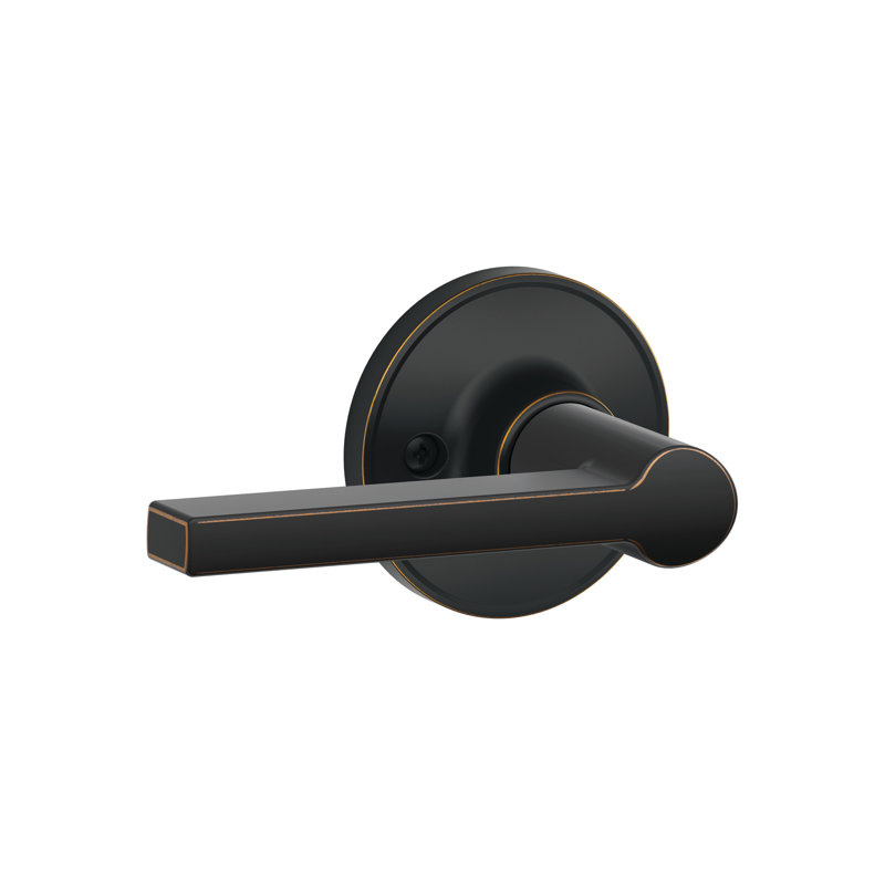 Solstice Lever Non-Turning Lock, Aged Bronze