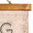 Holler Canvas and Wood Scroll Wall Decor with Alphabet, Numbers and Jute Hanger