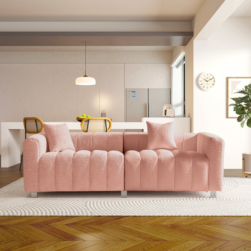 Causeuse 3 places 83,46 po, Rose