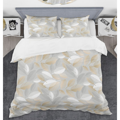 Polyester Twill Floral Duvet Cover Set