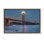 Toile flottante encadrée Moonlit Bridge Landmark Grey par Lee Sie