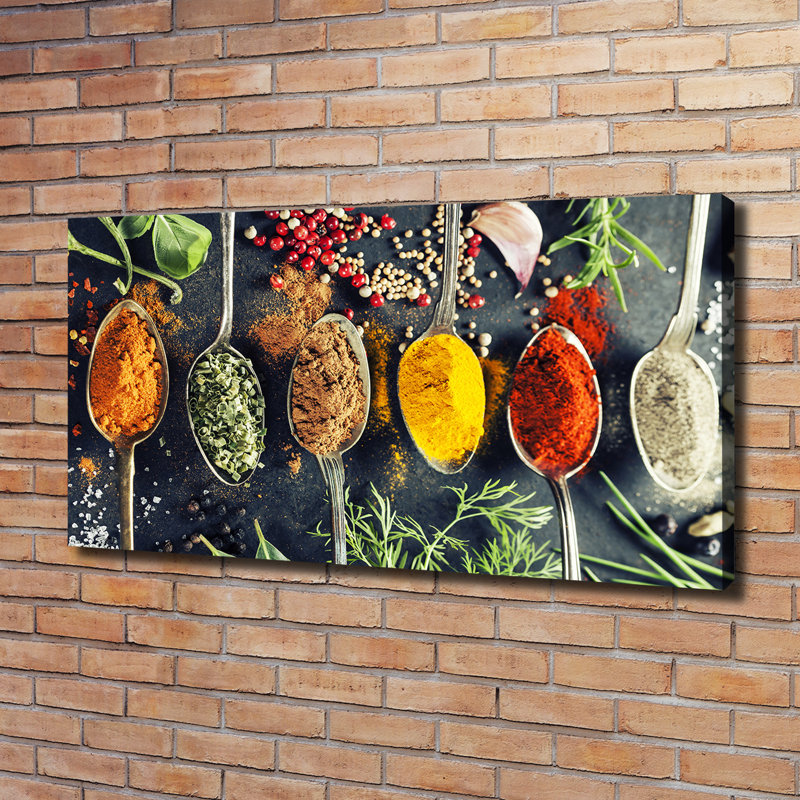 Colourful Spices - Wrapped Canvas Print