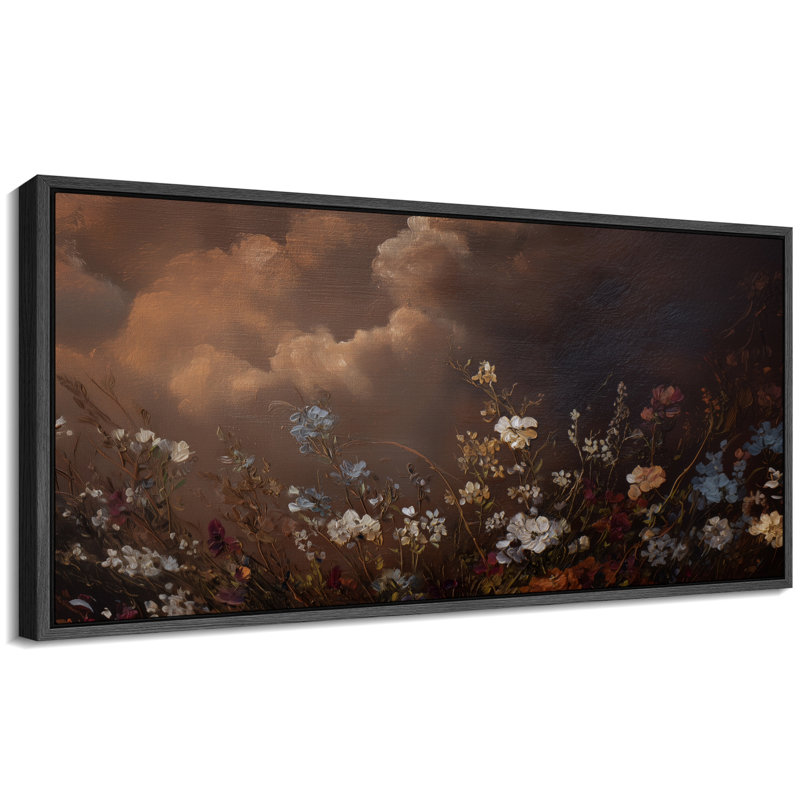 Impression sur toile encadrée, impression sur toile encadrée, H 30 po x l 60 po x P 1,5 po, Cadre flottant noir