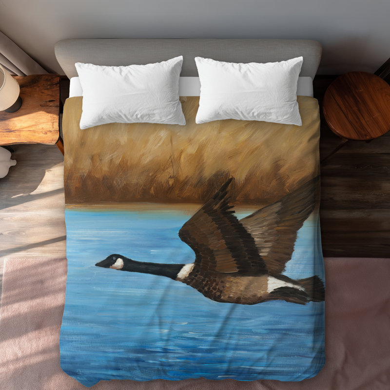 Canada Goose Brown Rustic Bird Queen Duvet Cover | Home Decor, Queen Duvet Cover