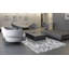 Area Cowhide Geometric Area Rug in Gray-908885239
