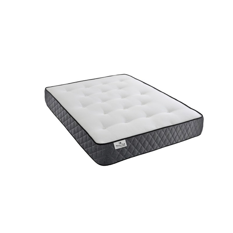 Text Mattress Craft 20cm Medium Firmness Memory Foam Open Coil Mattress, Super Kingsize (6')