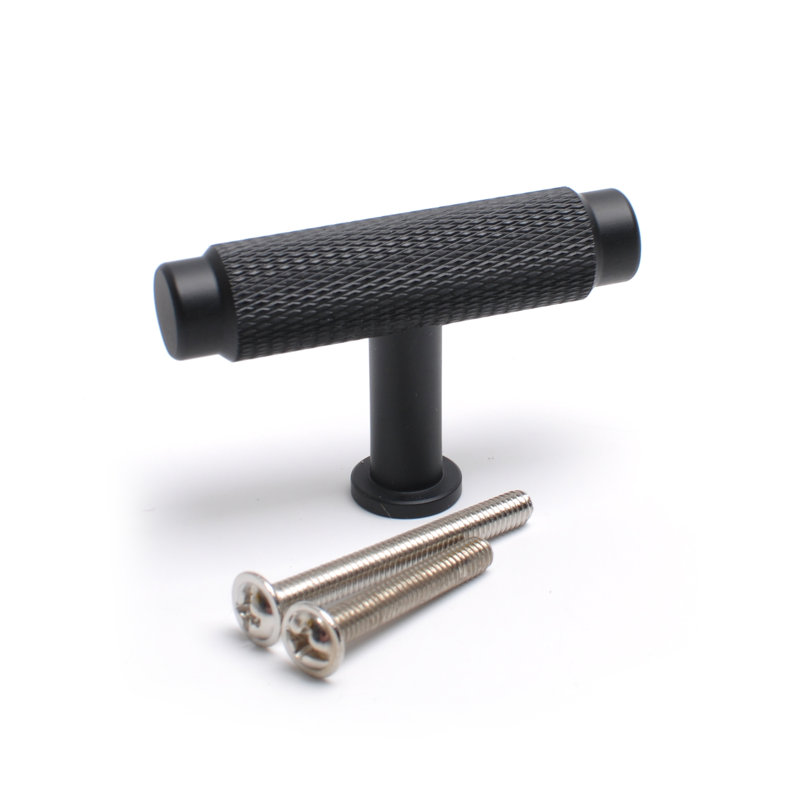 Lansen Premium Knurled Bar Handle, Black