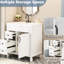Meuble-lavabo de style français de 30 po avec lavabo en céramique, charnières à glissières silencieuses et tablette ajustable avec poignées à boutons de 30 po, pratique pour les petites salles de bain-438505212