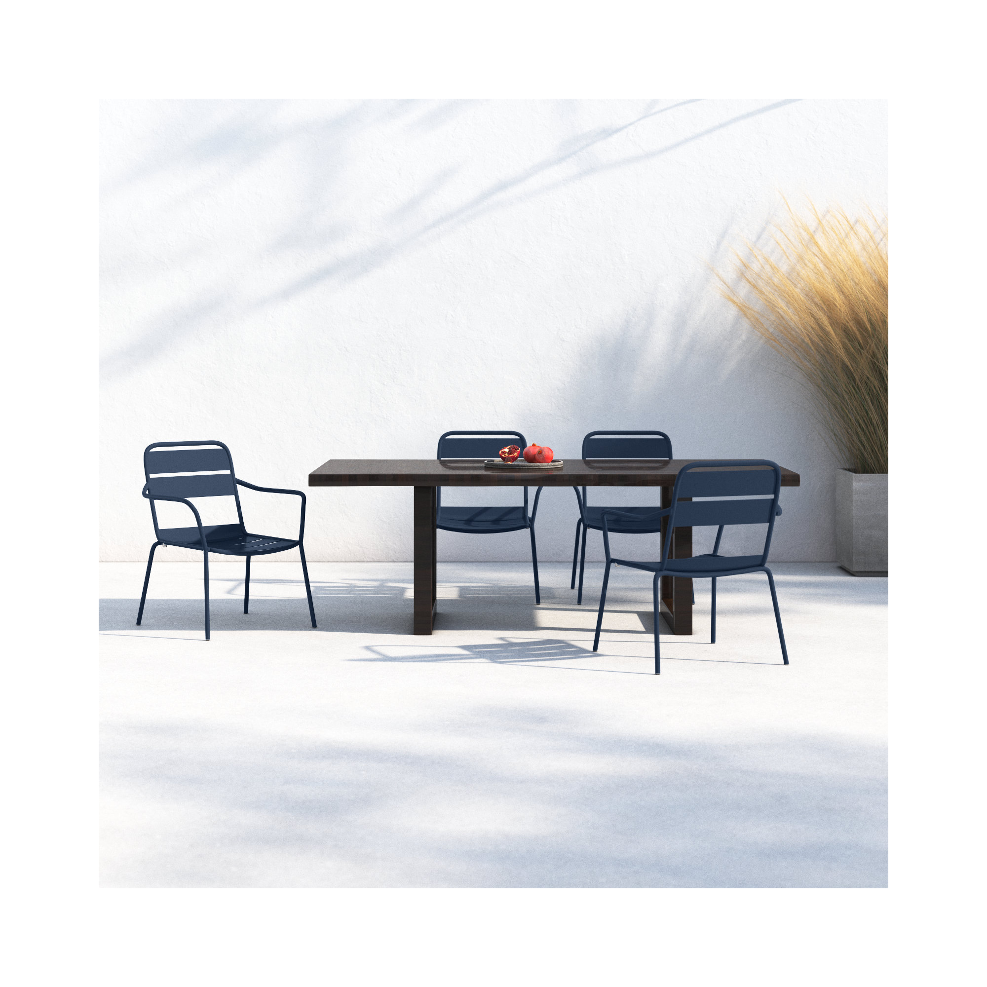 Kapri Armchair, Prussian