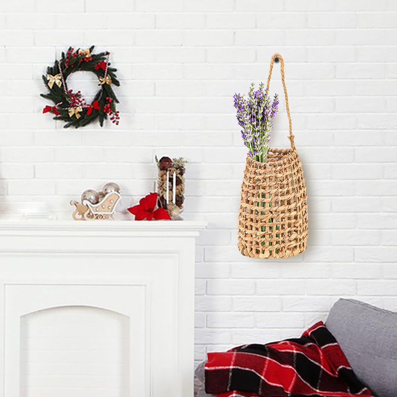 Weaving Rectangular Wall Hanging Basket