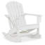Chaise Adirondack berçante en plastique Zaire-92475988