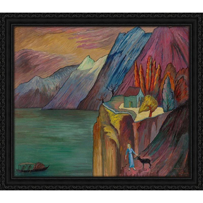 Precipice (1920s), 26" H x 30" W