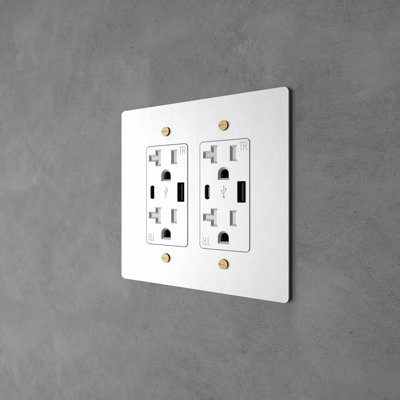 Ozarke Brass Power Outlet