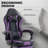 High-Back Adjustable Reclining Ergonomic Faux Leather PC & Racing Game Chair-1063034753