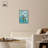 Art Remedy Serene Turtle Framed Colorful Coastal 1 Piece Canvas Wall Art 57715-99483902-99483908