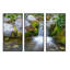«Summer Water Stream», ensemble de 3 toiles encadrées-688073335-688073336