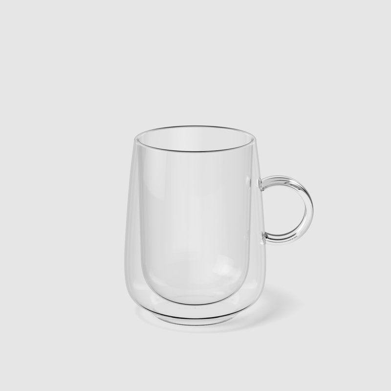 Villeroy & Boch – Artesano Hot & Cold Beverages Latte Macchiato Glass, Set of 2 Glasses, Double-Walled Glasses for Cold and Hot Beverages, 11.75 oz, Borosilicate Glass, Dishwasher-Safe, Microwave-Safe