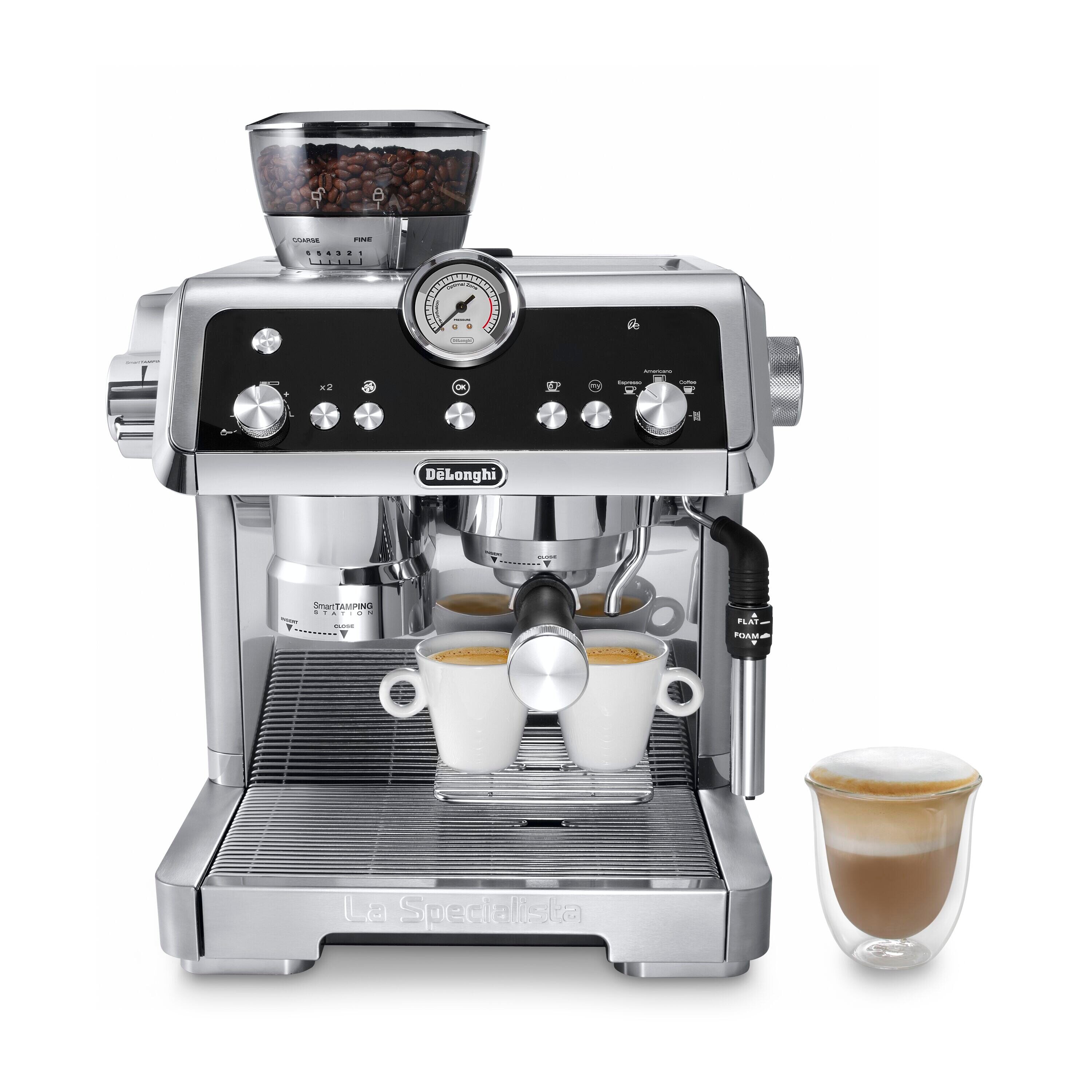 Best Buy: De'Longhi La Specialista Espresso Machine with 19 bars of  pressure and Milk Frother Stainless Steel EC9335M