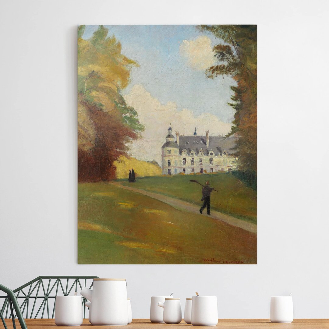 Leinwandbild Beim Schloss Tanlay von Emile Bernard