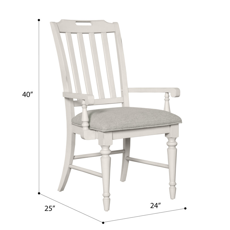 Chaise avec accoudoirs Dorrington, ensemble de 2