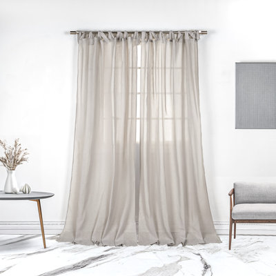 Elyse Sheer Curtain Panel Pair